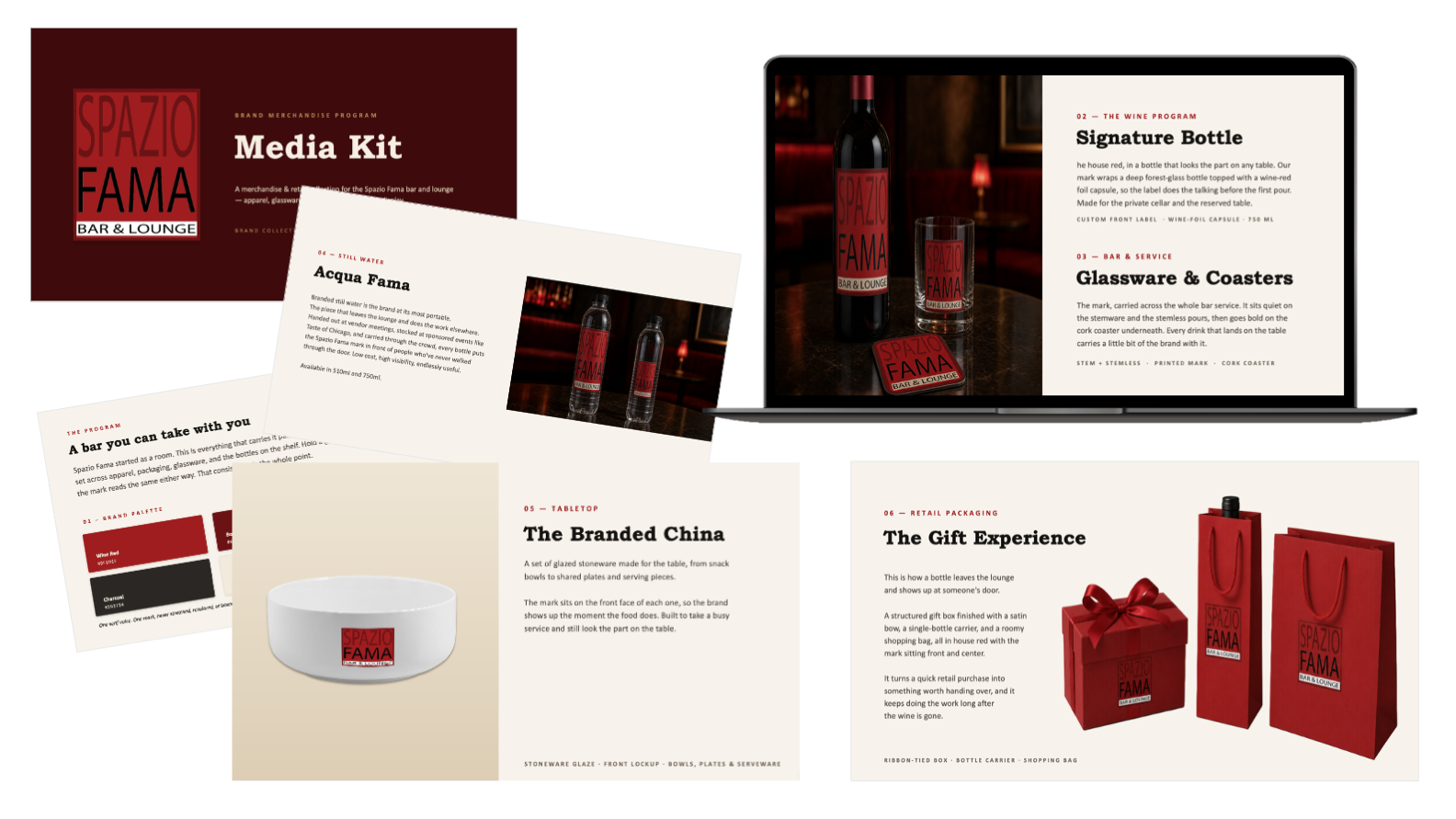 Spazio Fama Branding preview